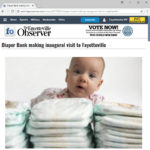 Screen grab from FayObserver.com. Picture of cute baby with diaper(s). 